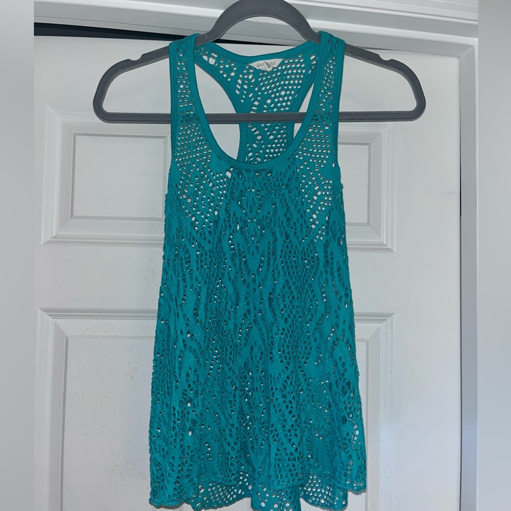 Aeropostale green mesh top